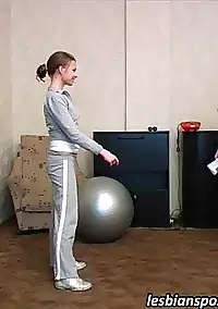 gymnast gets trained pics