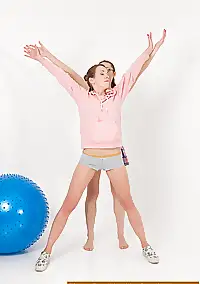 lesbians exercising