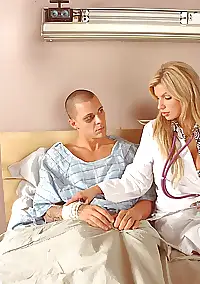 busty doctor gets pics