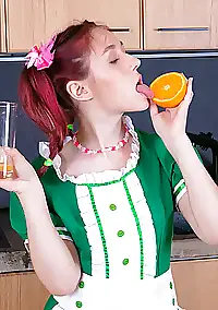 hotty in the kitchen