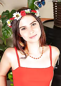 sexually posing girl